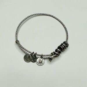 Alex & Ani Snake Charm Expandable Bangle Bracelet